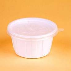 餐盒 Ｍ號 白色 300ml, 1件, 200個