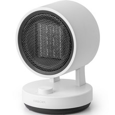 Airbona 循環器型 PTC 電熱風扇, 白色的, AB-30FH