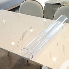 예피아 PVC 모서리 라운딩 매트, 투명, 100cm x 90cm x 2mm, 1개