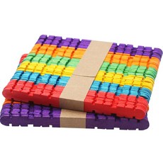 木鋸齒硬棒, 50個, 06 彩虹