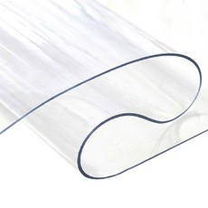 Yepia PVC 圓角墊, 透明, 120cm x 75cm x 2mm, 1個