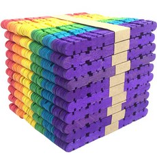 手工材料硬棒趣味棒 114mm, 14色, 500個