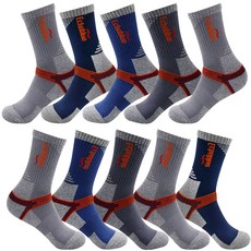 10雙裝男士高檔紗線長領登山襪, 隨機出貨