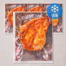 순살 닭다리구이 매콤한맛 (냉동), 120g, 4입