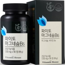 Vitamin House 鎂維他命B6補充錠, 99g, 1罐