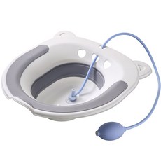 Haru-lab 家用折疊坐浴盆, HK904-21（灰色）