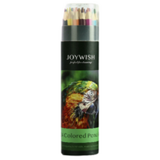JOYWISH Fun Store 油性繪圖彩色鉛筆 24 色套組, 24 種顏色, 1套