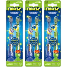FIREFLY 發光定時器牙刷 2p, 2入, 混色, 3個