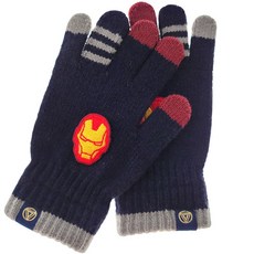 MARVEL漫威 男童鋼鐵俠英雄 Oji 針織手套 LGMVG30009