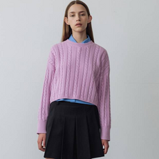 제이에스엔와이 여성용 Cashmere Cable knit Sweater JWSW2F903