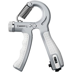 Fuzz Life Health Training Intensity Adjustment Count Handgrip 抓手, 灰色, 1個