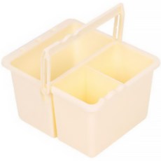 Dasababa 分離式方形美術水彩水桶, 米色
