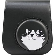 instax mini11可愛動物保護套 黑貓款, 1個, 單品