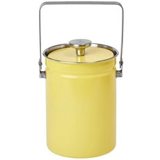 로이첸 스테인리스 음식물 쓰레기통 2L, 옐로우