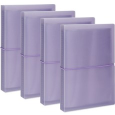recoz 極光照片收納本 4入, 月神紫