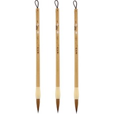 栗蟬水彩畫東洋畫筆 39 竹, 3號(7.5 x 212 mm), 3個