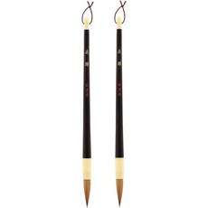 夜蟬水彩東洋畫筆 46 紅檀木, 2個, 8.5 x 221 mm