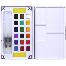 Make Mine 固體水彩顏料調色盤組 18格, 18色