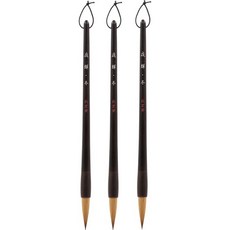 栗蟬 水彩東洋畫筆 63 四季 冬季, 3個, 8.5 x 222 mm