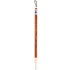 毛筆套組16桃花心木桿, 小（24.5 x 0.75 厘米）, 1個