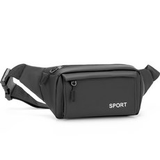 搭配家用腰帶多功能運動單肩包, 灰色