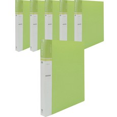 HYEONPUNG 20頁 VIVO 索引透明文件夾 A4, 淺綠色, 6個