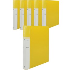 炫豐 20頁 Bibo 索引 A4 透明文件夾, 6個, 黃色