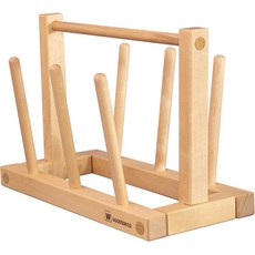 GOODSDECO 木製杯架, 自然原木色, 1個