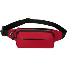 위더홈 라이트 컬러 런닝 트레이닝 힙색, 레드, 1개