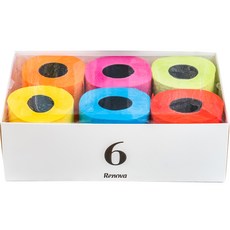 Renova Black Label自然紙漿3層彩色捲筒衛生紙 No.6 16.1m, 6捲, 1套