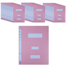 MiDAS HYUNPOONG 大容量資訊文件夾 多孔夾 A4, 30個, 粉紅色