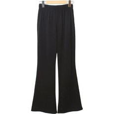 Planday 女款Chichi鬆緊帶長版靴型運動褲
