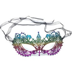 JCP 萬聖節蕾絲時尚口罩, 彩虹, 1個