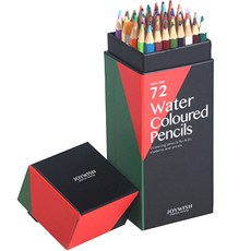 JOYWISH Pyeonstore Cross Border Pop 水性彩色鉛筆, 72 種顏色, 1個