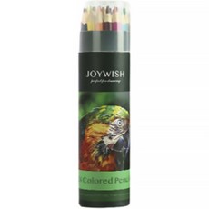 JOYWISH Yes Mall One's More Classic Grip Drawing 油彩鉛筆+圓筒套組, 24 種顏色, 1套