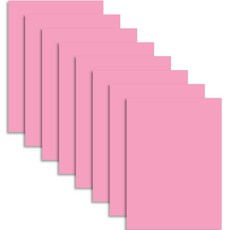 원진 칼라 하드보드지 1T 분홍, 4절, 8개