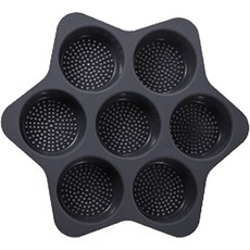 矽膠漢堡模具 7格 MP221, 灰色, 1個