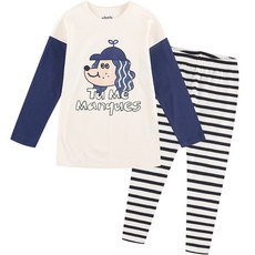 milkmilelolo 兒童華夫格上下衣套裝