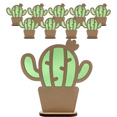 minhwashop 捕光器製作組 仙人掌, 紅色, 黃色, 藍色, 綠色(玻璃紙), 10套