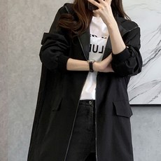 페이퍼먼츠 여성용 후드넥 사파리 더블포켓 야상 자켓 02902