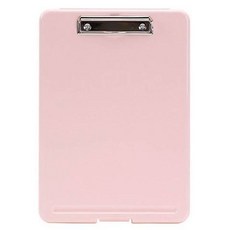 Bright Lab A4 直式板夾文件盒, 粉紅色, 1個