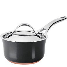 ANOLON IH爐適用不鏽鋼單柄湯鍋+鍋蓋, 16cm, 混色