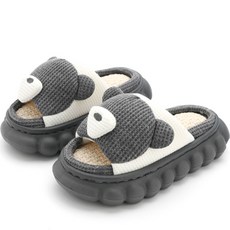 兔腳兒童面熊墊室內地板隔音拖鞋