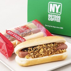 뉴욕핫도그 숯불바베큐 핫도그, 153g, 2개
