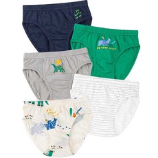 mollimelli friends 男童 Molli 恐龍三角內褲 5件組