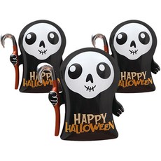 WOW PARTY KOREA 萬聖節南瓜幽靈造型氣球, 單一顏色, 3個