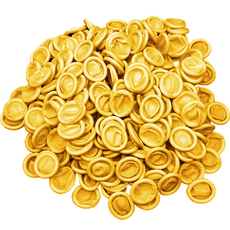 乳膠手指套組 M號 米色, 100個