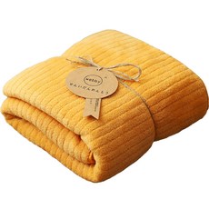 柔軟浴巾 L號, 1個, 黃色的