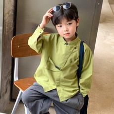 男童中式盤扣襯衫 CCV57BSH365