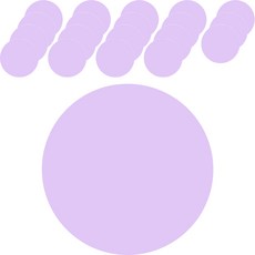 圓形5彩紙片 紫色 29cm, 1色, 20張